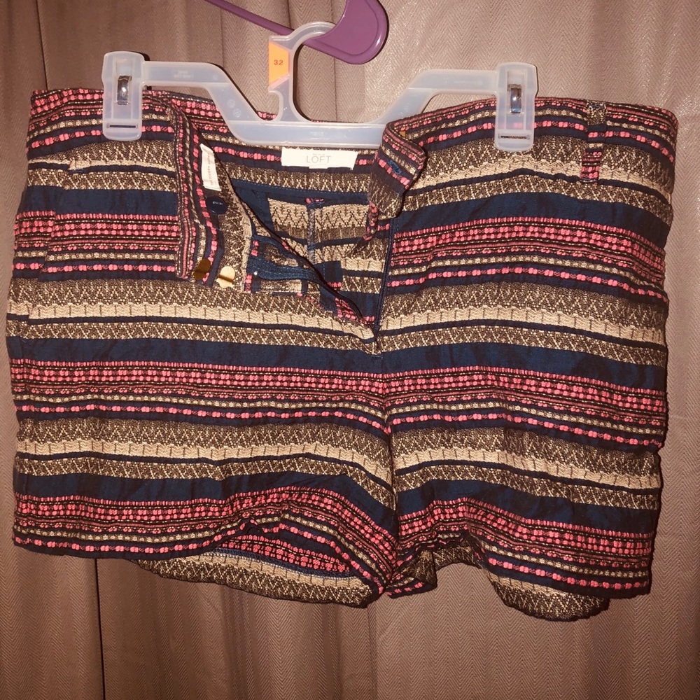 Loft patten shorts